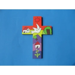 Krzyż kolorowy 14,5 cm